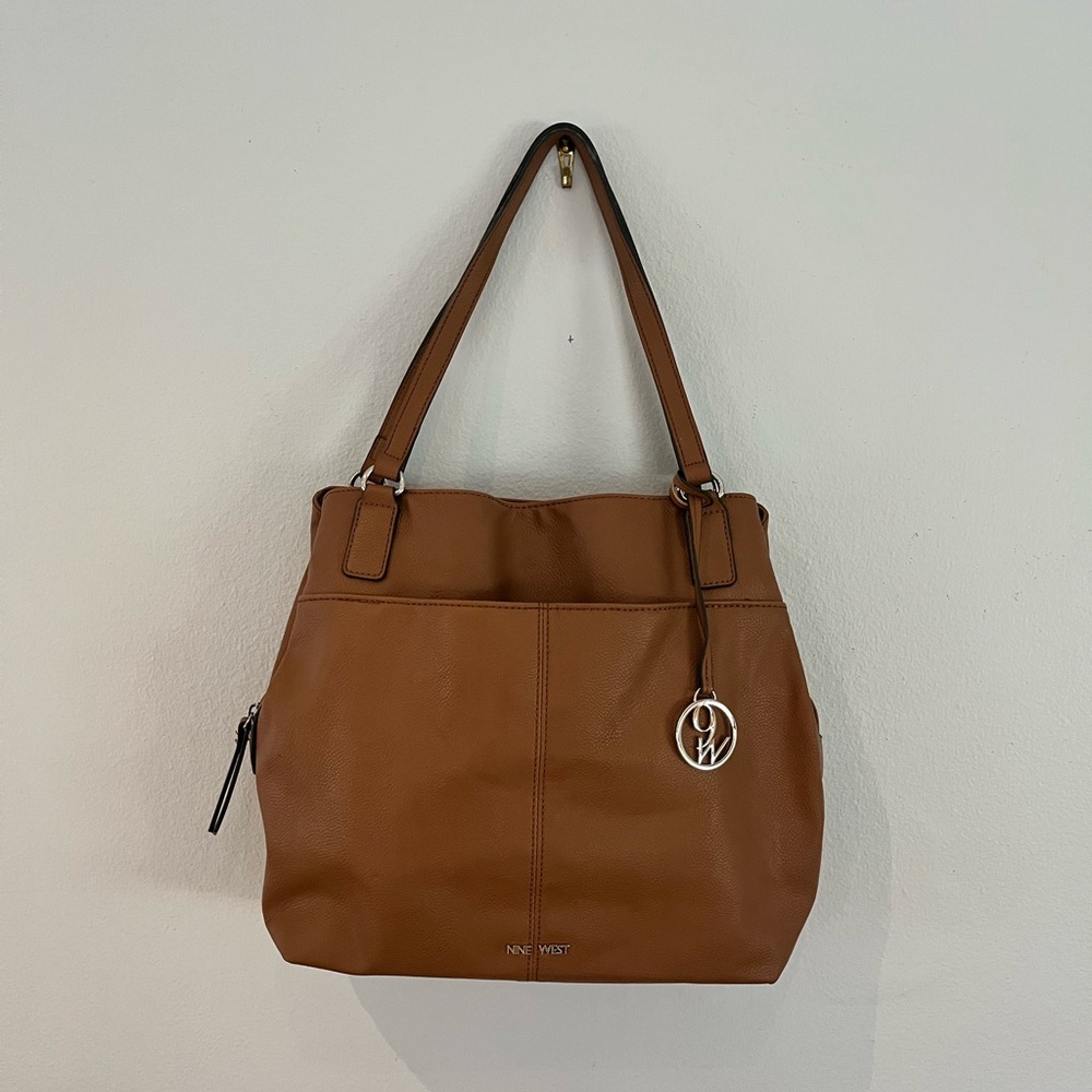 Nine West Brown Tote Bag